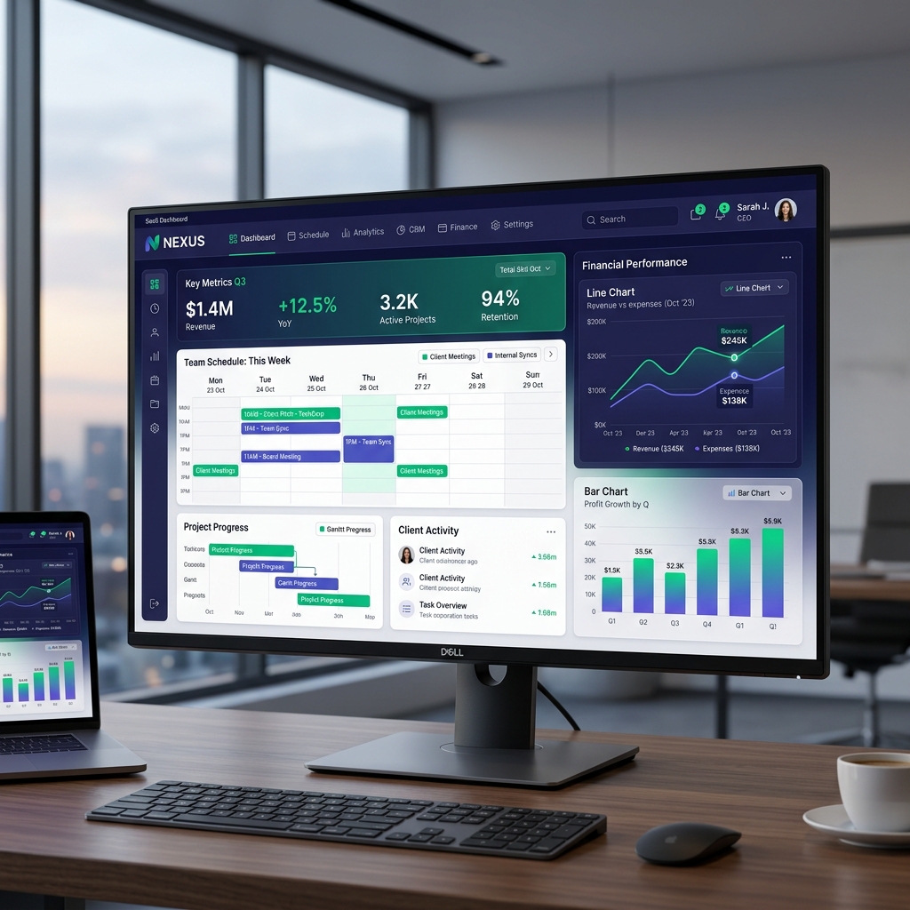 Dashboard Agenda Web